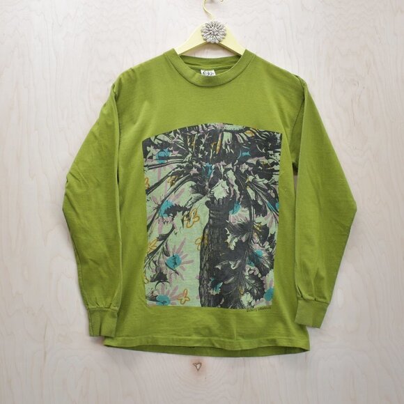 Gravity Graphics Comic Print Long Sleeve Tee M - Picture 1 of 6